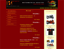 Tablet Screenshot of motormatrica.hu